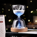 Glass Hourglass Timer Luminous Remote Control 15 Minutes Night Market Creative Decoration Hourglass