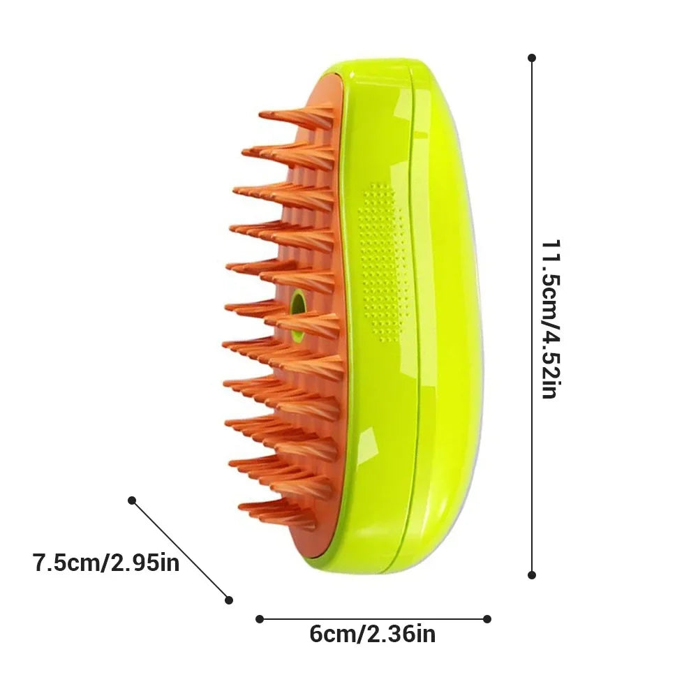 Plastic Mango Pet Combs For Dogs And Cats Electric Spray Brush Massage Comb