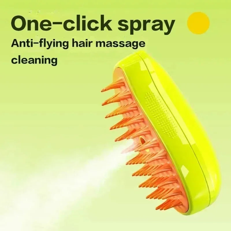 Plastic Mango Pet Combs For Dogs And Cats Electric Spray Brush Massage Comb