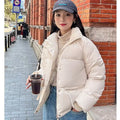 Women's Winter New Short Thick Bread Suit Small High Waist Cotton Coat Jacket