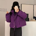 Women's Winter New Short Thick Bread Suit Small High Waist Cotton Coat Jacket