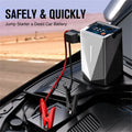 Car Jump Starter Electric Air Blower 8 in 1 Air Pump Power Bank Lighting Portable Speed Rotation Blowing Suction Leaf